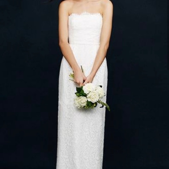 J Crew Eyelash Lace Wedding Gown 09703 - Picture 3 of 5